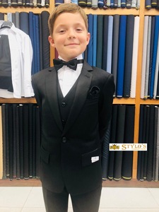 Traje de lana 100% Tela transpirable Cómodo y elegante - Product Image 3