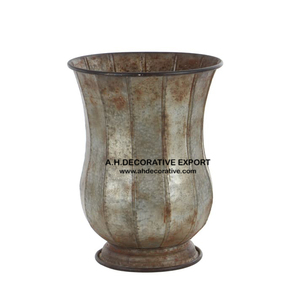 กระถางต้นไม้เคลือบสังกะสีโบราณสำหรับตกแต่งพื้นหรูหรา - Product Image 2