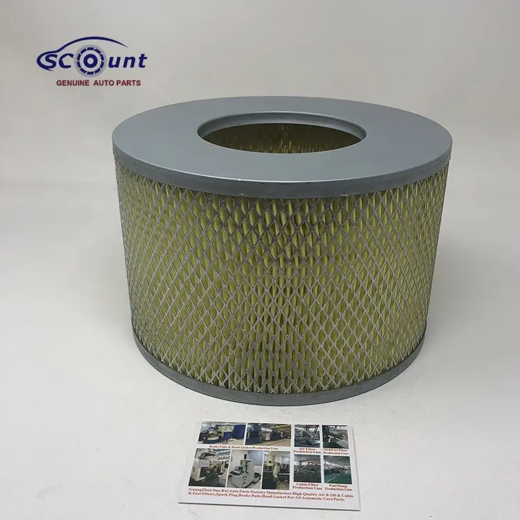 Scount Filter Udara Mesin Suku Cadang Otomatis Asli 17801-61030 Cocok untuk LAND CRUISER J45 3.4D Mesin 4.2