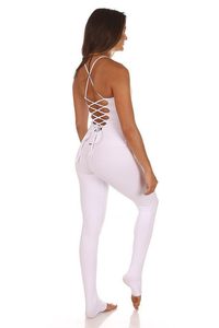 Custom Made Women's Sports Bodysuit Hot and Sexy with <b>Back</b> Side Laces for Yoga Fitness Workout - Product Image 4
