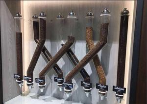 Ensemble personnalisé de 8 silos de haute qualité Fabrication en Turquie Équipement de café en plastique Distributeur rectangulaire pliable Montage mural Alimentaire Fabriqué sur PC - Product Image 4