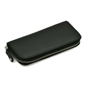 Ensemble de manucure 5 pièces dans un étui en cuir noir flottant, ciseaux de manucure - Product Image 2