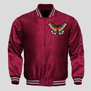Veste de baseball d'hiver entièrement personnalisée en toile pour hommes avec logo sur le devant, prix bas, fabriquée au Pakistan - Product Image 3