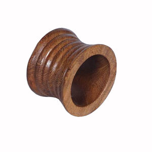 <b>WALNUT</b> WOODEN NAPKIN TISSUE RING FOR RESTAURANT <b>TABLE</b> DECORATIVE NAPKIN RING - Product Image 2
