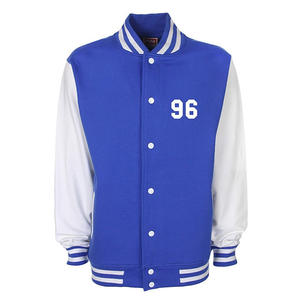 GANTS City Veste universitaire unisexe en laine et coton pour homme avec col montant Coupe confortable Veste universitaire Letterman Vintage pour homme - Product Image 4