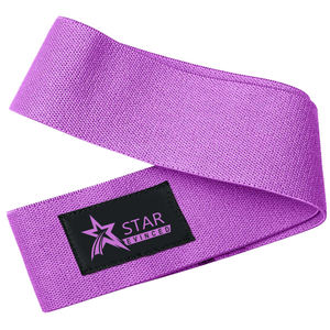 Custom Logo Fitness Booty & Glutes Hip Circle Breathable Cotton & Latex Resistance <b>Band</b> Set for Weight Lifting <b>Exercise</b> - Product Image 6