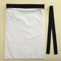 Vente en gros Sac cadeau de Noël avec ruban Décoration de Noël Sac Père Noël sublimation en toile