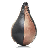 Équipement de boxe professionnel sur mesure 2022-Balle de vitesse MMA en cuir pur et balles de frappe pour la boxe de balle de vitesse de musculation