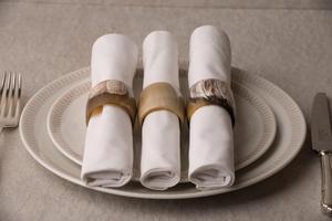 Uffalo-soporte para servilletas con forma de cuerno, accesorio para Decoración de mesa de boda y restaurantes - Product Image 5