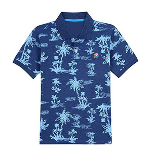 Camiseta Deportiva para Hombre con Estampado Floral de Formula1 Industries, Tela de Forro Polar de Poliéster, Manga Corta, Cuello en V, Secado Rápido y Transpirable - Product Image 1
