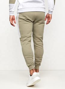 ผ้าฝ้าย 97% คุณภาพสูง/3% สแปนเด็กซ์ออกกําลังกายสีทึบกางเกงออกกําลังกายยิม Jogger กางเกงผู้ชาย - Product Image 3