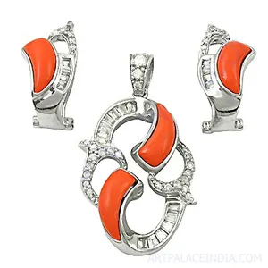 Luxury CZ Diamond Ring Earrings Pendant Jewelry Set Ruby Earrings Wedding Jewellery CZ Diamond 925 Sterling Silver Jewelry Sets
