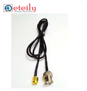 ETEILY Hecho en India Venta caliente Baja Pérdida SMA (M) y BNC (M) St. Conectores con cable RG174 Antenas de comunicación más baratas - Product Image 1