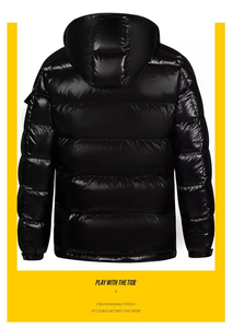 2021 invierno de los hombres con capucha acolchada chaqueta acolchada venta al por mayor Plus tamaño de los hombres a prueba de viento de moda de chaqueta - Product Image 4