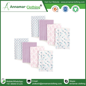 Tissu en mousseline de coton biologique 100% avec étiquette et emballage de logo privés personnalisés - Product Image 2