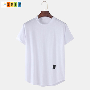 Haute Qualité Blanc Noir D'été À Manches Courtes Hommes 100% T-Shirts en coton À Vendre - Product Image 6