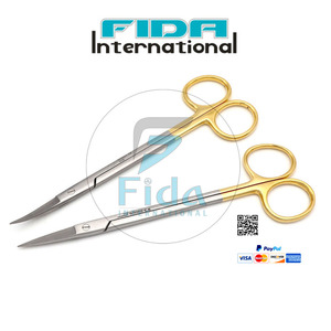Ciseaux Kelly personnalisés, manuels, droits et courbés, 7 pouces, pour usage dentaire, chirurgical et ORL, en acier inoxydable allemand, certifiés CE - Product Image 2