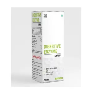 Natural Herbal Supplement Digestive Enzymes Syrup for Better Digestion from India at Affordable Price