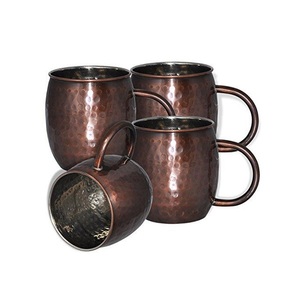 Admirable Design Moscow Mule Mug fait à la main en cuivre martelé jus lait tasse pour la maison hôtel et restaurant utilisation - Product Image 5