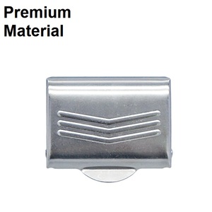 HB-228 aluminum case rectangle polished nickel metal latch hardware with factory directly offer variety strong screw mounting - Product Image 1