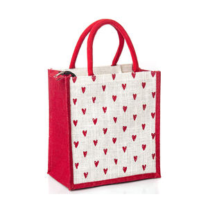 Bolsa de yute hecha a mano con cremallera y Asa multiusos de diseñador elegante, la última bolsa de Yute natural con características biodegradables a la venta - Product Image 1