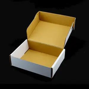 Custom White Cardboard Mailing Packaging Gift Paper Box