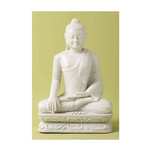 พระพุทธรูปหินอ่อนสีขาวไอดอล - Product Image 1