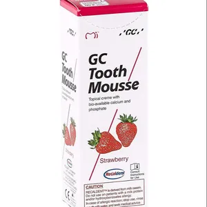 GC Tooth Mousse EXPORT PACKAGE - Mint, 40 gm Tube. Topical cream