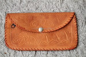 Cartera de mano en relieve de cuero de cabra Real a la moda, elegante bolso de mano para mujer, accesorio de moda elegante para uso diario - Product Image 3