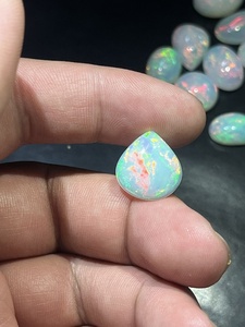 ธรรมชาติที่ไม่ได้รับการรักษาโอปอลที่มีคุณภาพสูงรูปทรงลูกแพร์4.10 Cts พลอยหลวมกับหลายไฟเล่นโดย Sadiya นานาชาติ - Product Image 5