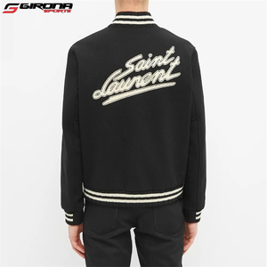 Custom patches chenille embroidery baseball letterman varsity jackets <b>for</b> men - Product Image 6
