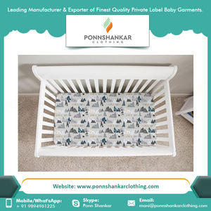 OEM ODM Indian Top Manufacturer Baby Newborn Crib Fitted Sheet - Product Image 6