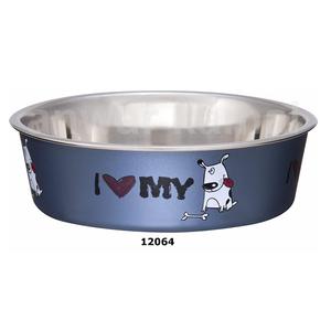 Tazón alimentador de Metal de acero inoxidable para perros y Mascotas - Product Image 1