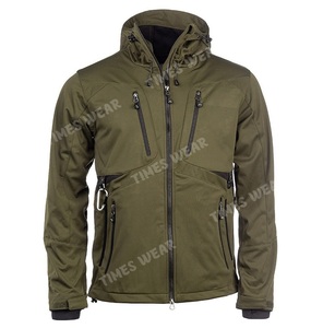 แจ็คเก็ตผู้ชายแบบมีฮู้ด ซิป  แบบเรียบง่าย สไตล์ลำลอง  รับผลิตตามแบบ OEM พร้อมสกรีนโลโก้ - Product Image 1