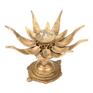 Bougeoir en métal bronze doré haute qualité fait à la main nouveau design à la mode vente chaude bougie faisant navire - Product Image 1