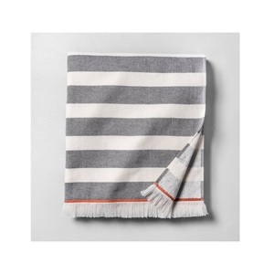 100% Organic Cotton GOTS Certificate Terry Cloth Hot Sale Customised Lightweight Sandfree Quick Dry Soft <b>Beach</b> <b>Towel</b> for Adults - Product Image 6