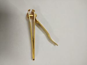 Cortauñas Profesional Obexa de Acero Inoxidable Quirúrgico con Acabado Espejo Dorado, Pequeño Cortador de Cutículas Plegable para Uñas - Product Image 5