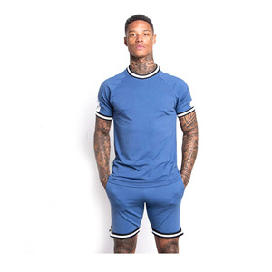 Conjuntos de Dos Piezas de Verano 2021 para Hombre, Casuales, Transpirables, Talla Grande, 100% Algodón, Envío Aéreo - Product Image 5