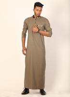 Kaftan arabe islamique à manches courtes pour hommes, vêtements masculins, Thobe personnalisé, kaffah, conception de poche, vente en gros, 2021, 2020