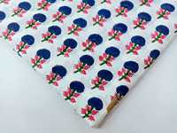 Hermosa tela de algodón indio hecha a mano, estampado de bloque de mano alta, diseño Floral para correr, vestidos para niñas, camisas, trajes, ropa para niños, sofá