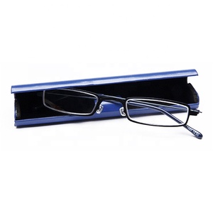 2025 alta calidad moda pequeño Mini Metal Acero inoxidable <span class=keywords><strong>gafas</strong></span> <span class=keywords><strong>de</strong></span> <span class=keywords><strong>lectura</strong></span> con caja <span class=keywords><strong>de</strong></span> Metal - Product Image 2