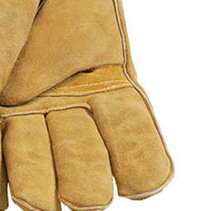 Guantes DE SEGURIDAD impermeables de cuero de vaca OEM para chimeneas, fogatas, soldadura a la parrilla - Product Image 6
