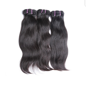 Extensions de cheveux Remy bruts non transformés de Temple indien vente en gros bon marché Extensions de cheveux humains vierges - Product Image 1