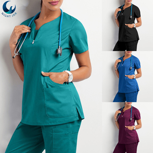 En stock, uniformes médicaux personnalisés pour femmes, infirmières, médecins, ensembles d'uniformes d'infirmière, fabricant OEM - Product Image 6