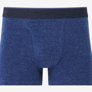 OEM Export Quality Men's <b>Boxer</b> Shorts 100% Cotton Quick Dry Crocheted Fabric Left Leg Logo Adult Underwear - Product Image 1