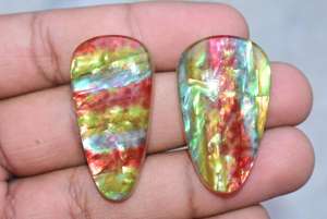 Ópalo Rojo Natural de 8mm, Gema Cabujón de Formas Variadas - Product Image 5