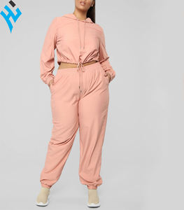 Survêtement en velours pour femme, haut court, capuche et Jogging, ensemble 2 pièces, Logo personnalisé, élégant, nouvelle collection 2020 - Product Image 6