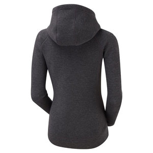 wholesale custom latest clothing oversized casual size plus drawstrings maxi long split <b>sweatshirt</b> <b>girl</b> women <b>hoodie</b> dress - Product Image 2