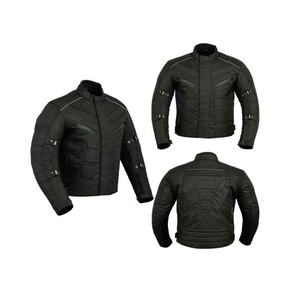 Chaquetas de Motocicleta Impermeables y Cortavientos de Cordura Transpirable de Color Negro con Logotipo Personalizado - Product Image 2
