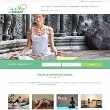 Дизайн и разработка веб-сайта для йоги и фитнеса | Чувствительные веб-сайты для электронной коммерции